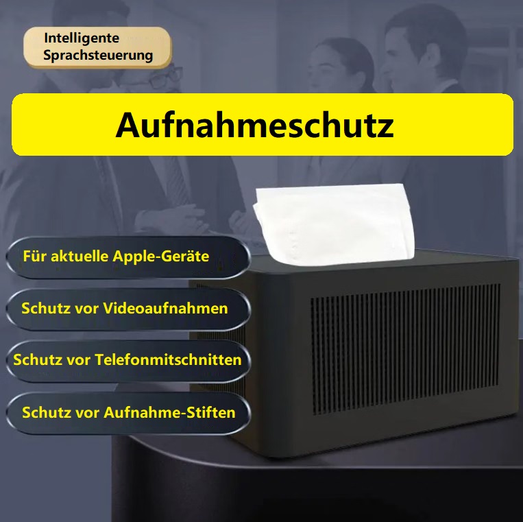 Störsender für diktiergeräte Schutz vor heimlichen tonaufnahmen mit Sprachaktivierung