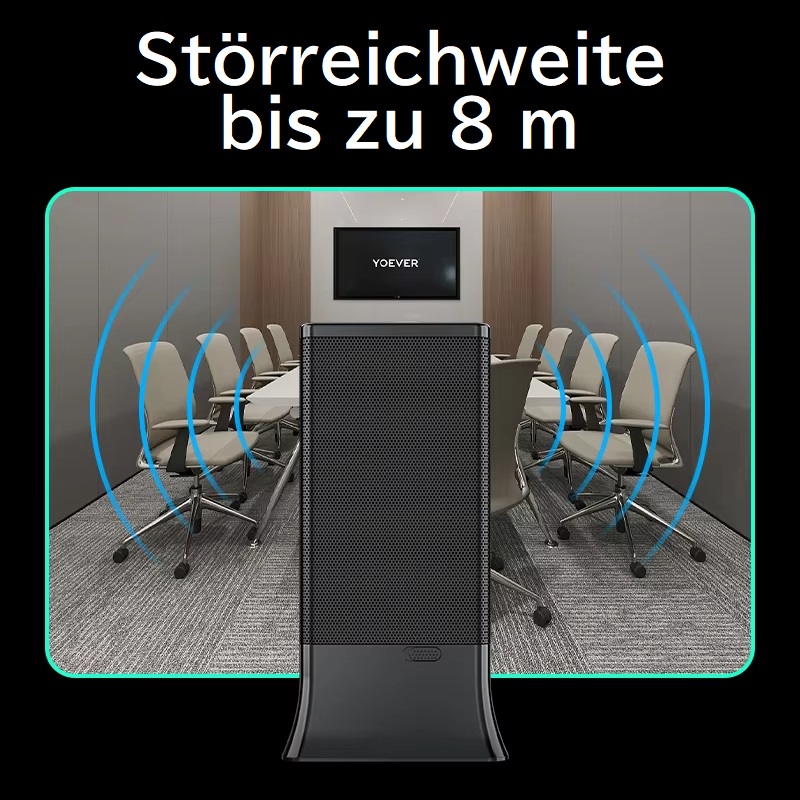 Sprachschutz Konferenzraum Mit Störreichweite bis zu 8 m