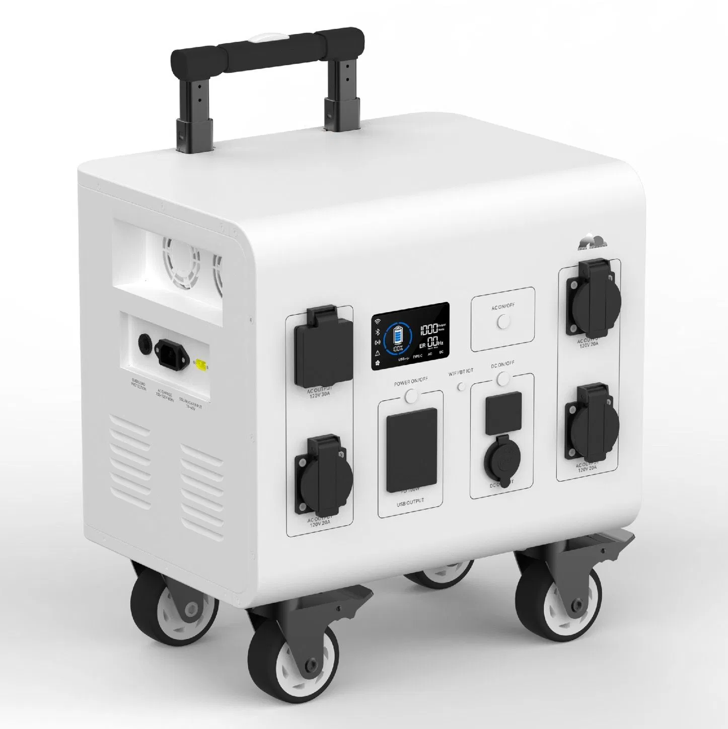 Tragbare Stromstation für Jammer mit Trolley und Solarladefunktion