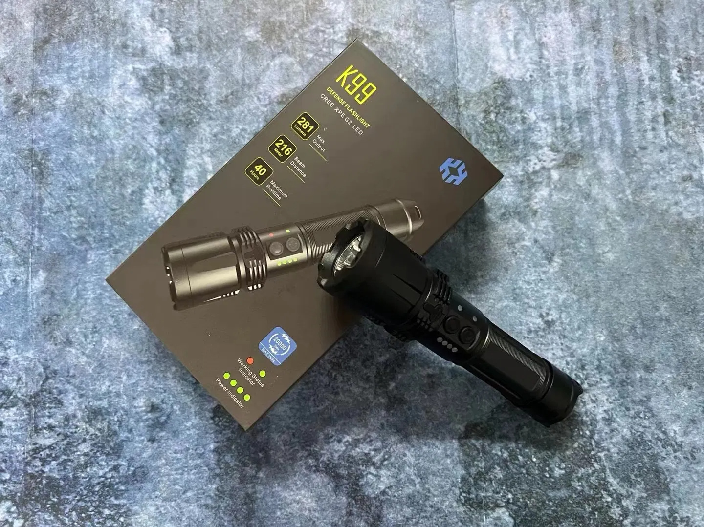 Selbstverteidigungsgerät mit Starke CREE XPE G2 LED