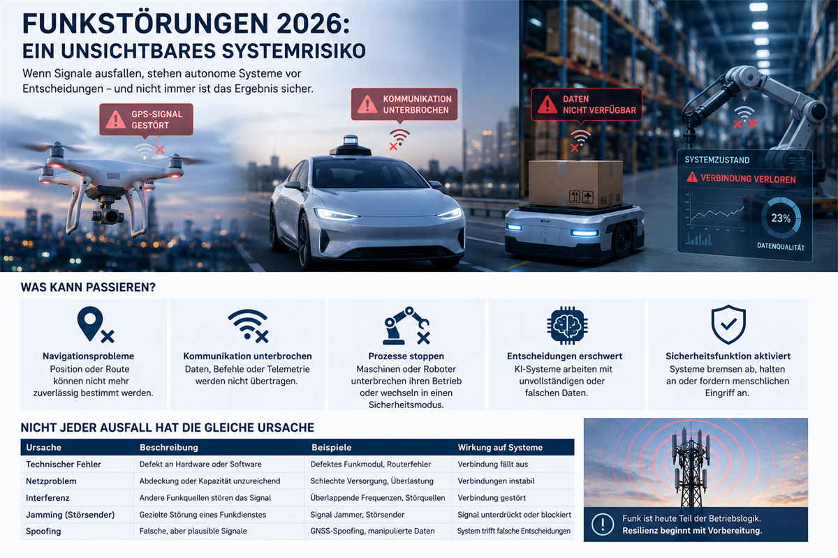 Funkstörungen 2026 als Systemrisiko