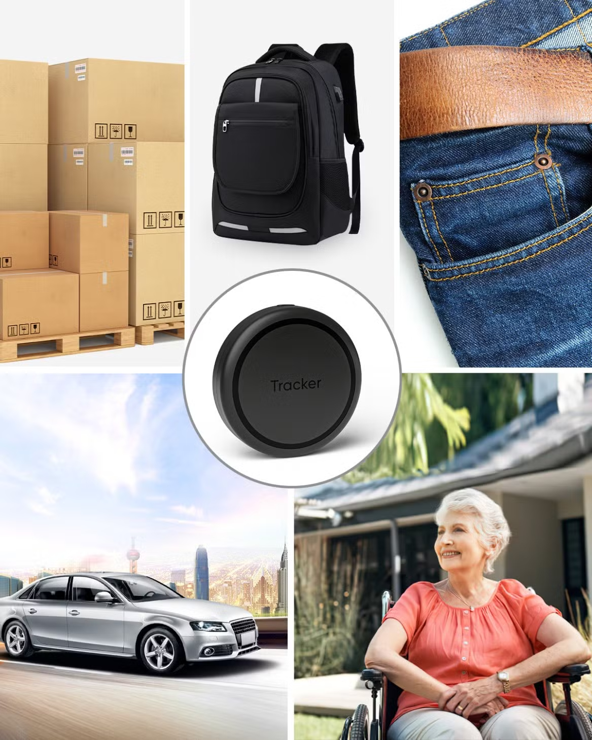 Multifunktional Echtzeit GPS Tracker mit Routenverlauf und Alarmfunktion