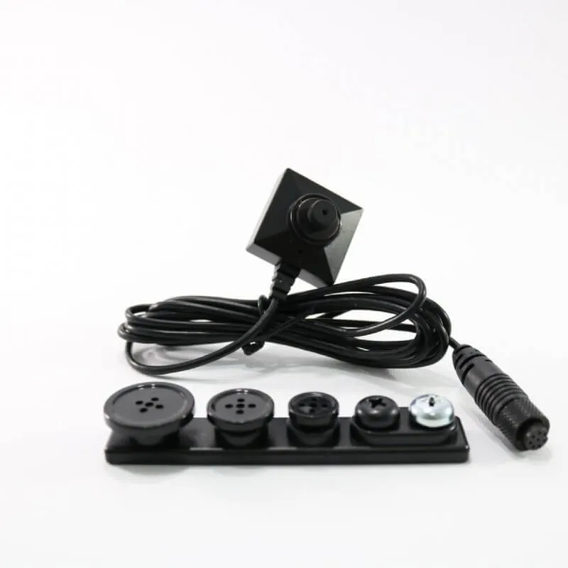 versteckte Mini Kabel Kamera 1080P Knopfdesign
