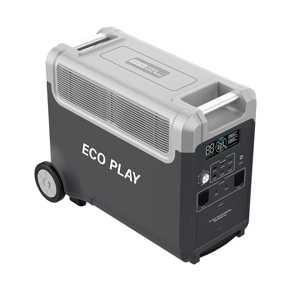 Mobile Stromversorgung 3600W mit Rollen und Teleskopgriff