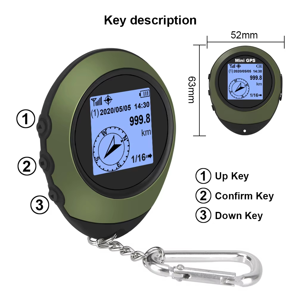 GPS Tracker mit Trageschlaufe / Karabiner