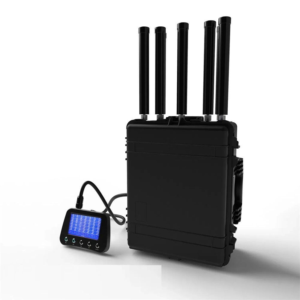 6 Bändern Anti-Drohnen-Abwehrsystem mit Kontrollpanel