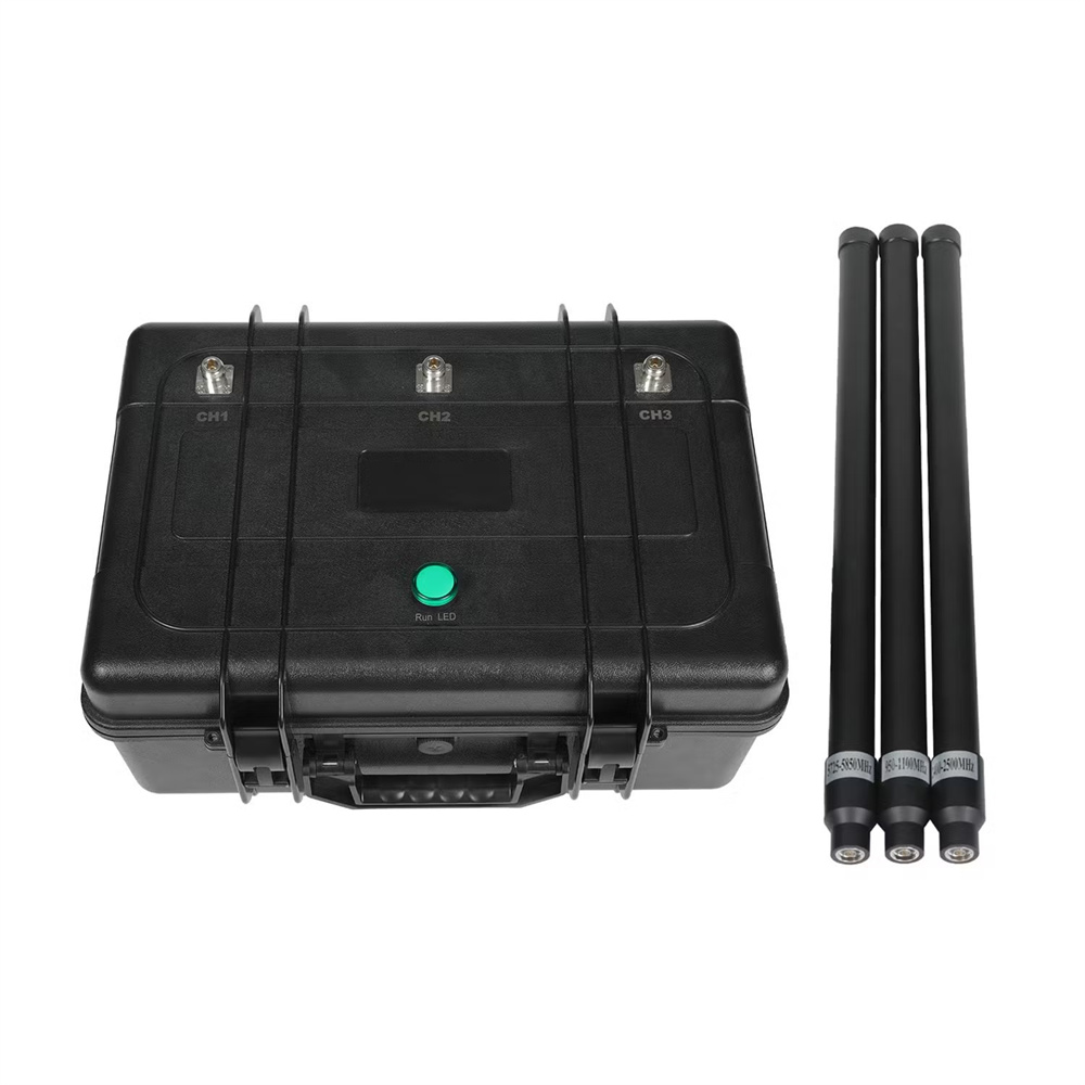 150W Mobiler Störsender Drohne für 868MHz/2.4G/5.8G mit Robustes-Gehäuse