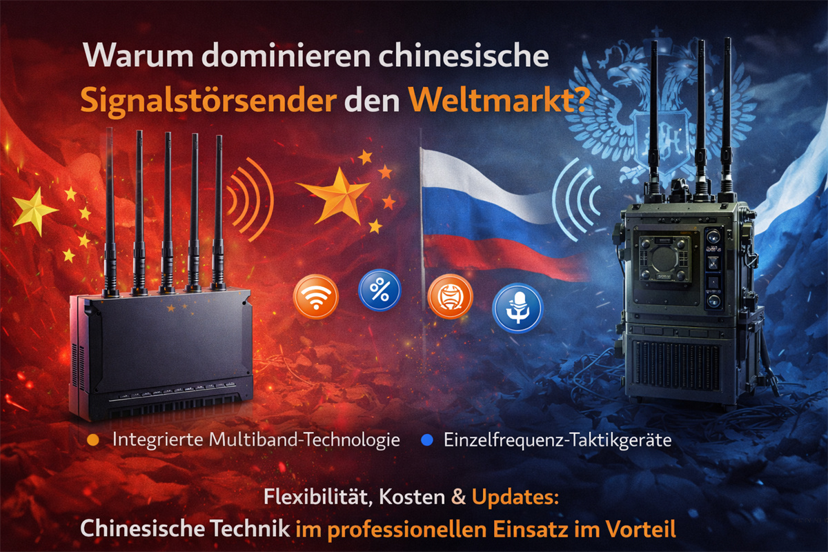 Chinesische Signalstörsender VS. Russische störer