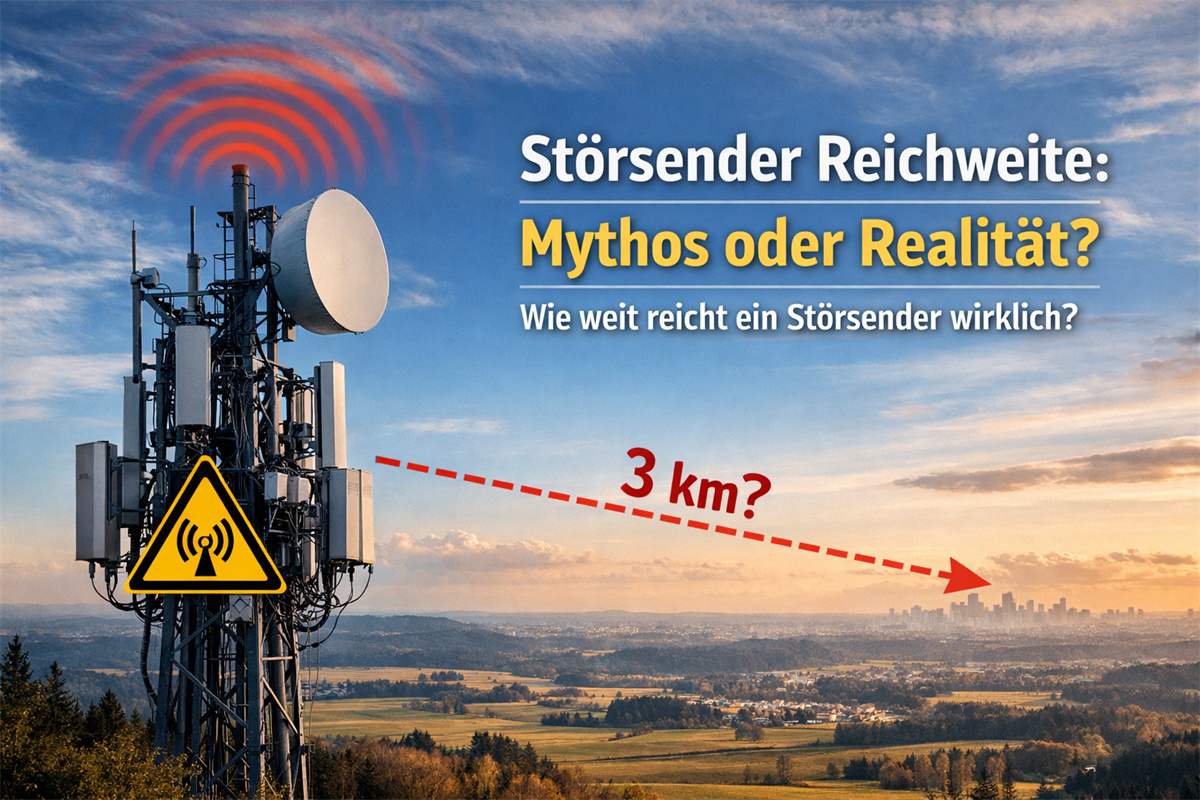 Störsender Reichweite: Sind 3 km wirklich möglich?