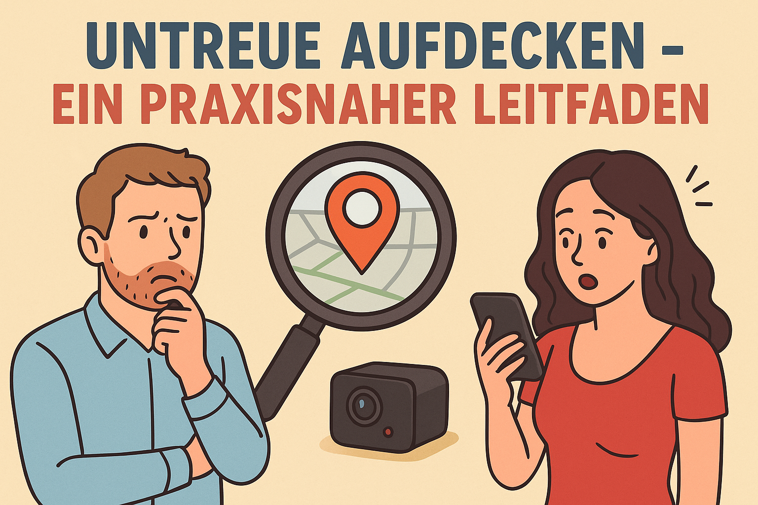 Ehefrau Untreue erkennen mit Versteckte Kameras, GPS Tracker & Tipps