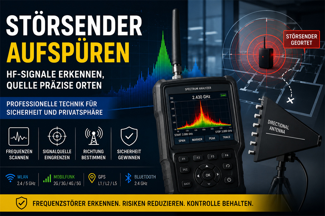 Frequenzblocker erkennen & HF-Signale professionell orten