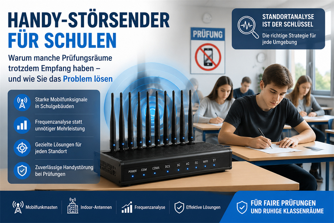 Handy-Störsender für Schulen