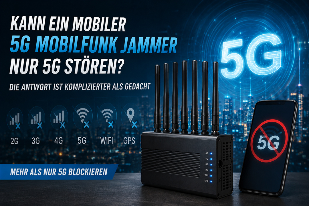 Kann ein mobiler 5G Mobilfunk Jammer nur 5G stören