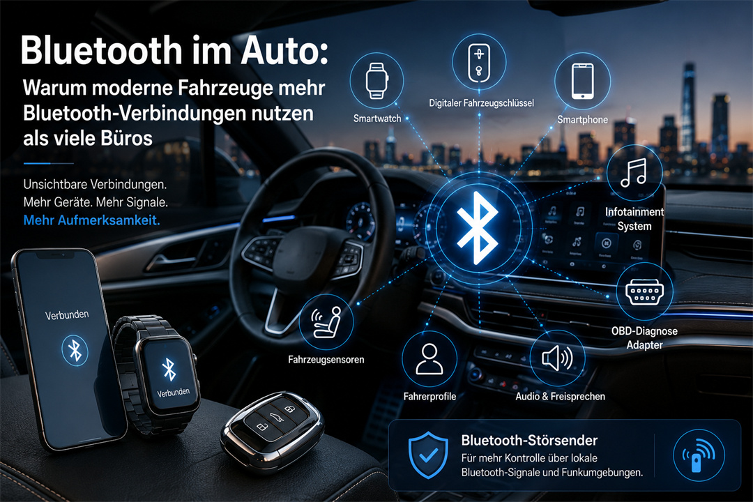 mehr Bluetooth-Verbindungen im Auto - Bluetooth-Störsender