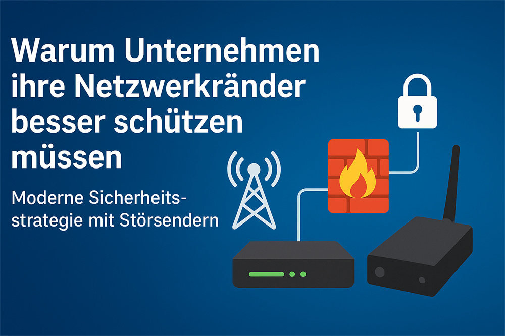 Schutz der Netzwerkränder mit WLAN Bluetooth Jammer