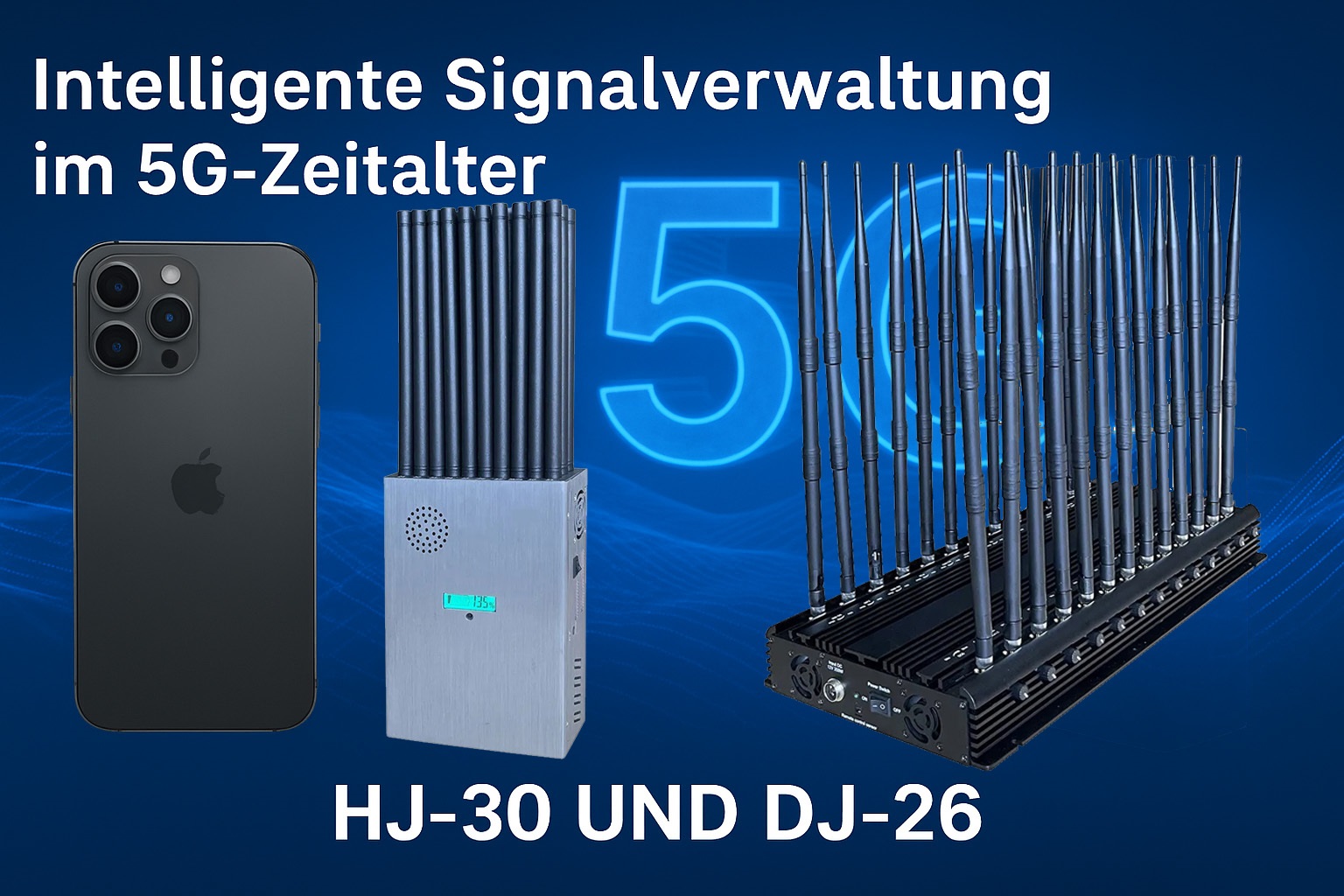 Signalüberflutung im Alltag: Wie moderne 5G- und Wi-Fi-6E Störsender Sicherheit und Konzentration fördern