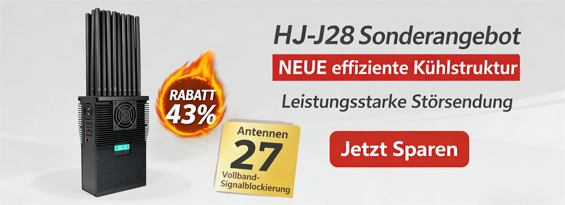 Sonderangebot für HJ-J28 Vollband Störsendern