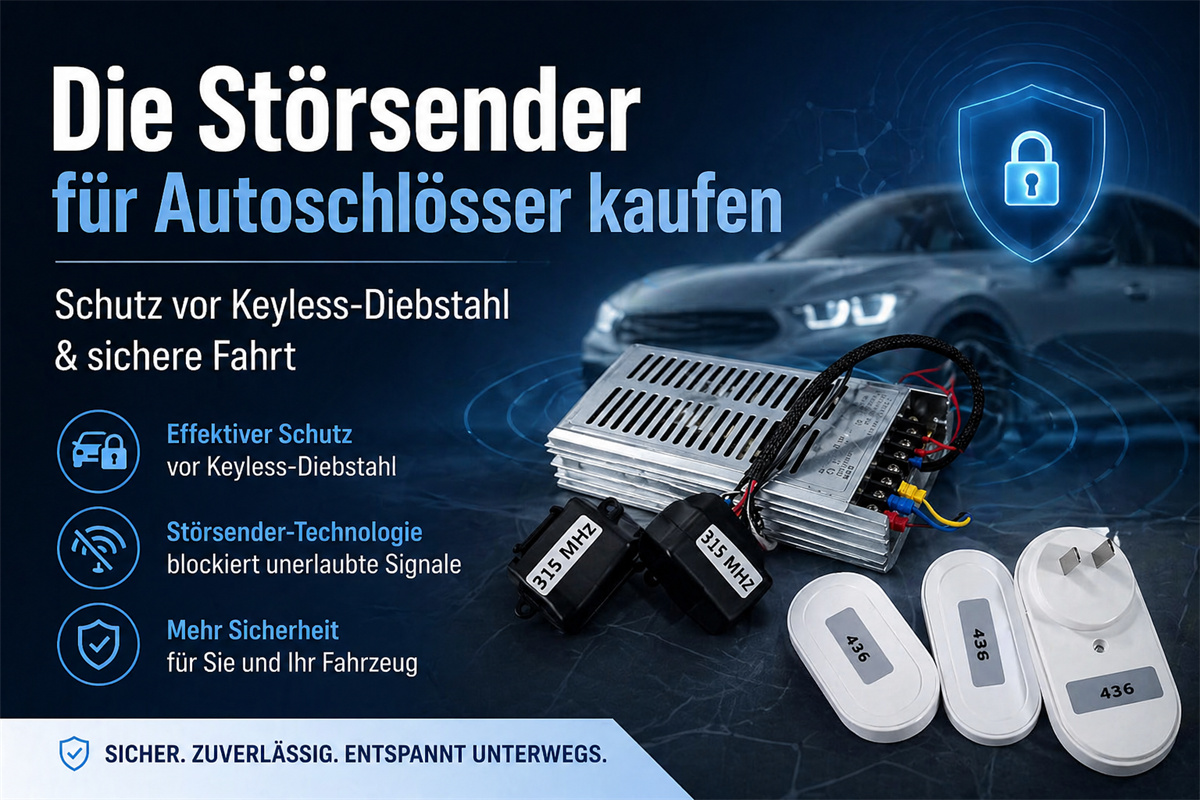 Störsender für Autoschlösser kaufen – Schutz vor Keyless-Diebstahl & sichere