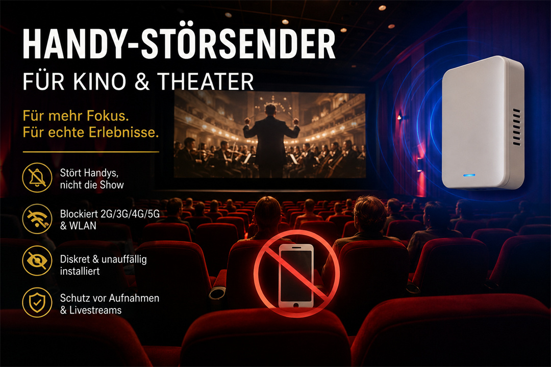 Störsender handy internet im Kino & Theater