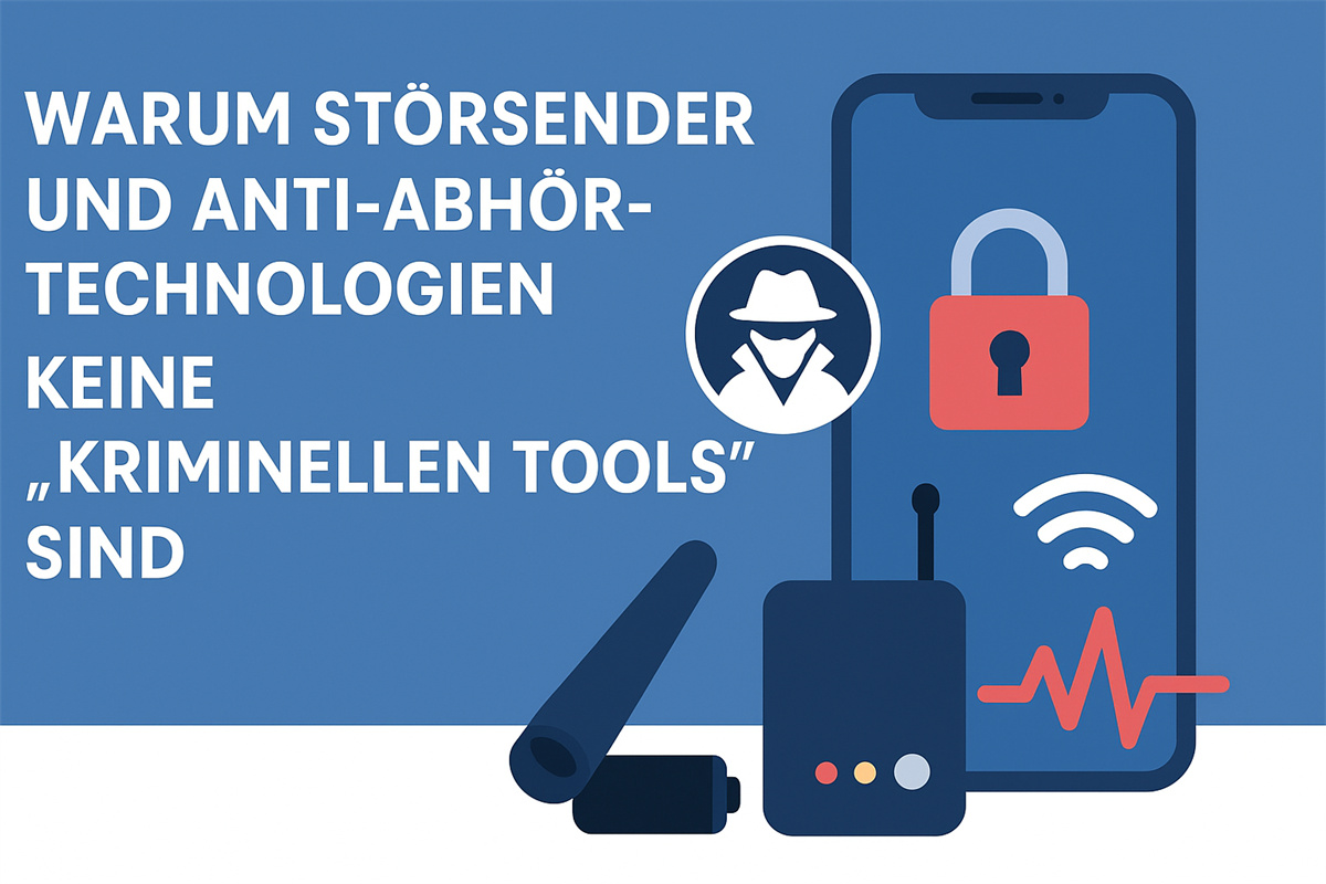 Störsender und Anti-Abhör-Technik kein Verbrechen