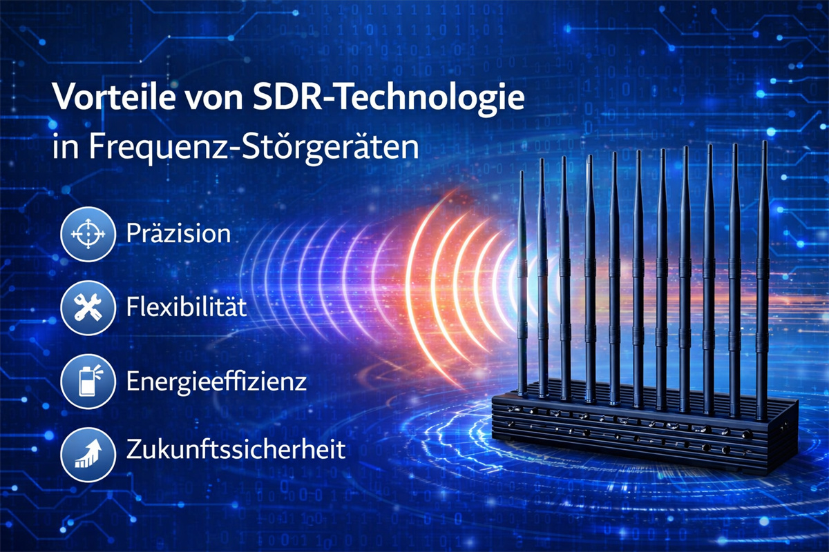 Vorteile von SDR-Technologie in Frequenz Jammer