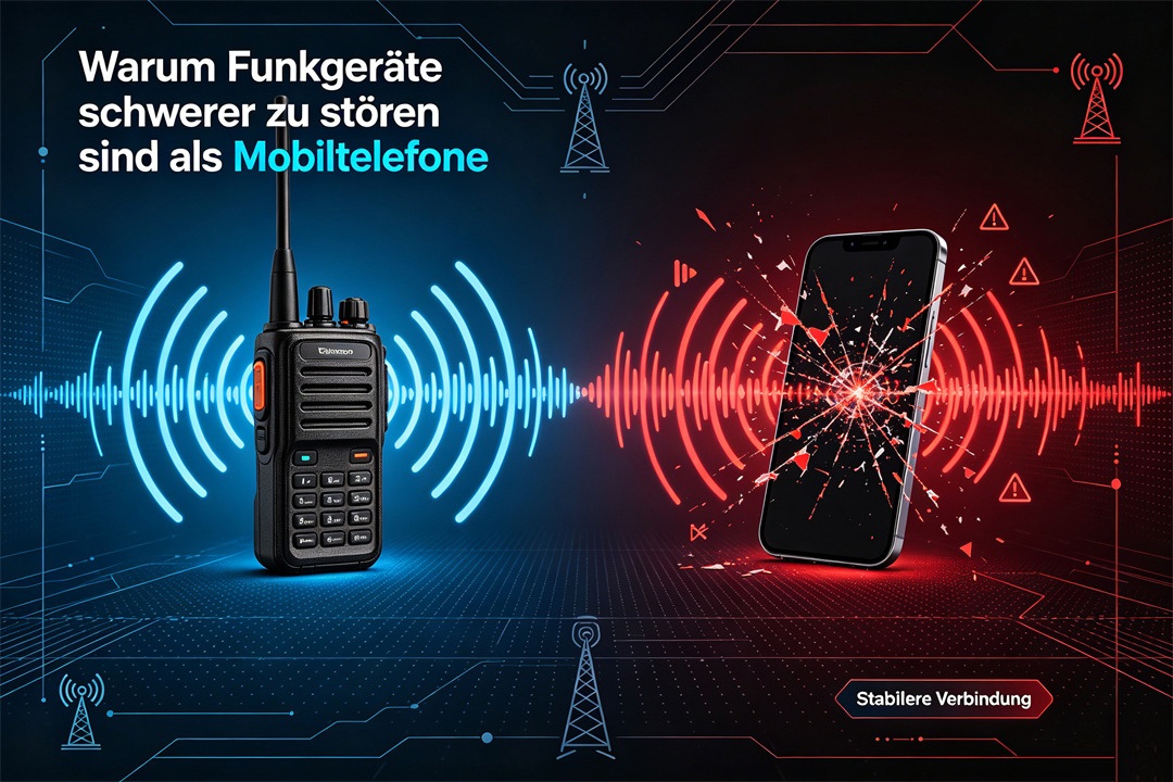 Handy- und Walkie-Talkie-Störsender: Warum Funkgeräte schwerer zu stören sind als Mobiltelefone
