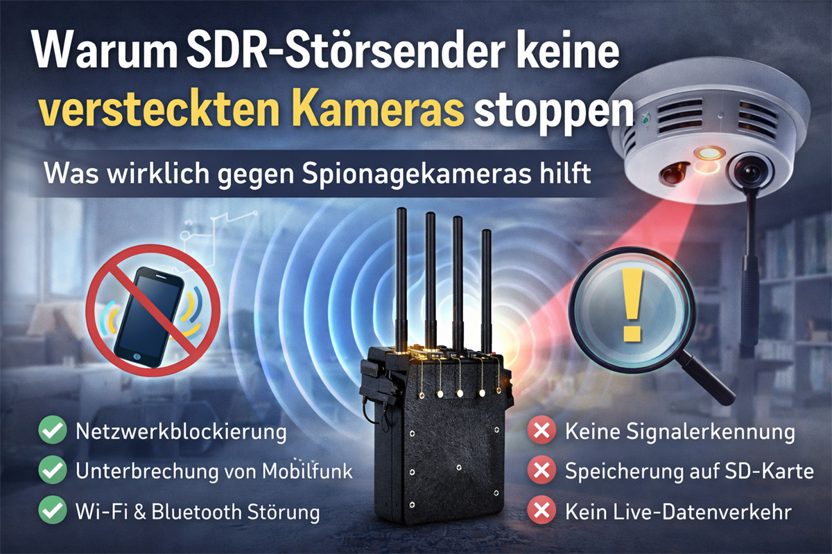 Warum SDR-Störsender keinen effektiven Schutz bieten