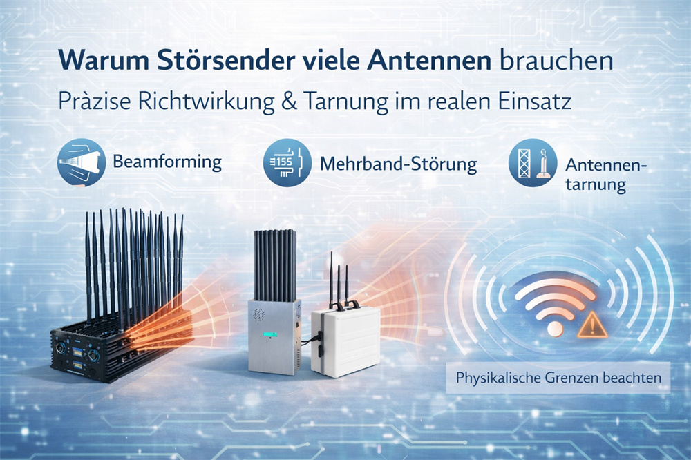 Warum Störsender viele Antennen brauchen