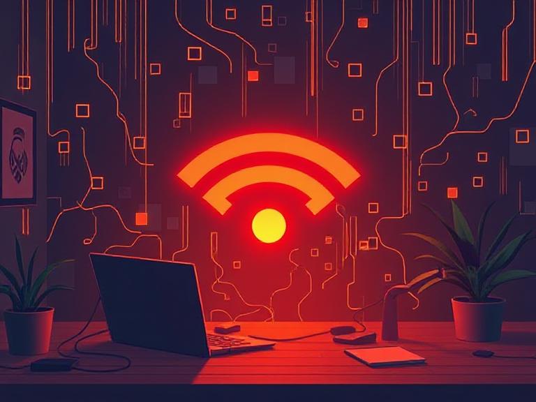 Traffic-Flooding-Angriff von WLAN-Router